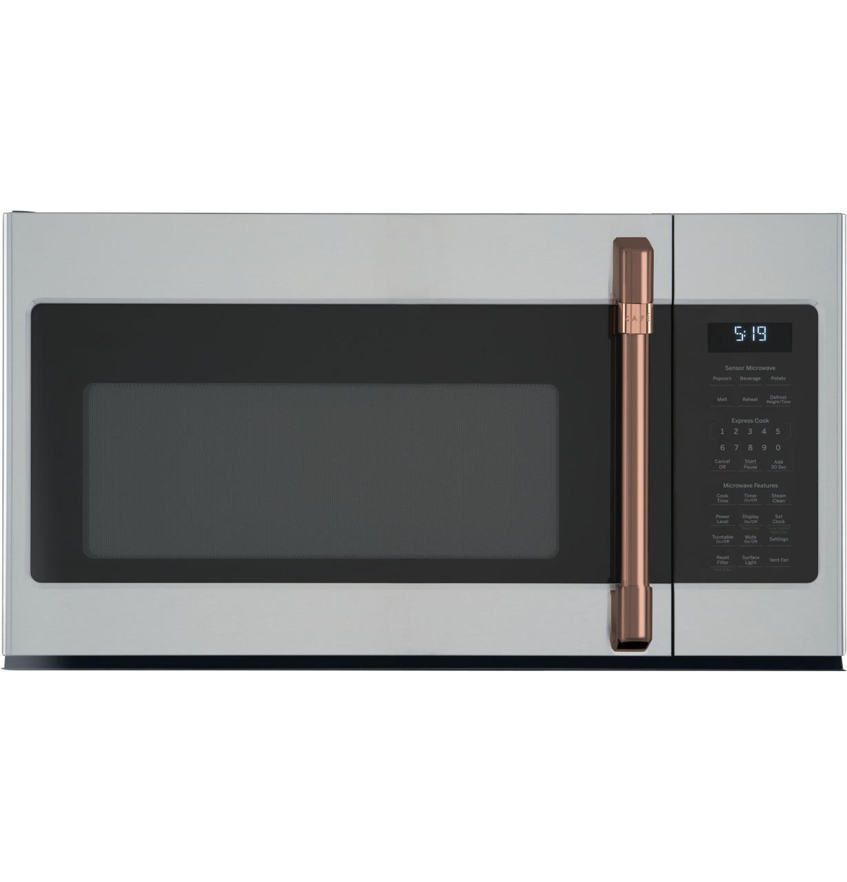 Cafe CVM519P2PS1 CAF(EBACK)™ 1.9 Cu. Ft. Over-the-Range Microwave Oven
