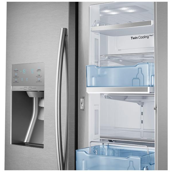 Samsung RF30HDEDTSR 36" Wide, 30 cu. ft. Capacity 3-Door French Door Food ShowCase Refrigerator with Dual Ice Maker (Stainless Steel)