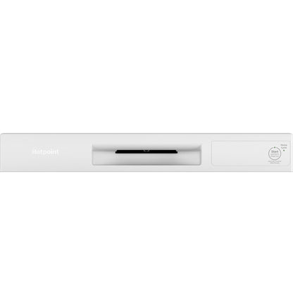 HDF310PGRWW Hotpoint® One Button Dishwasher with Plastic Interior