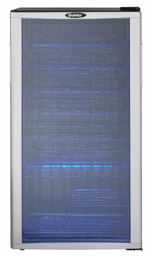 DWC350BLP Danby 36 Bottle Free-Standing Wine Cooler in Platinum