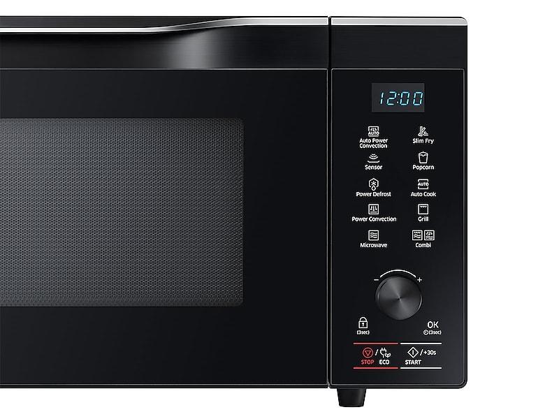 Samsung 1.1 cu. ft. PowerGrill Countertop Microwave with Power Convection in Black Stainless Steel