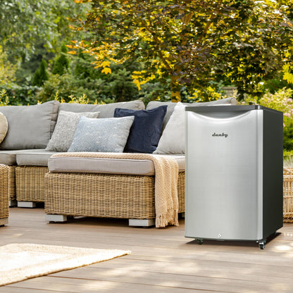 Danby 4.4 cu. ft. Outdoor Fridge in Stainless Steel
