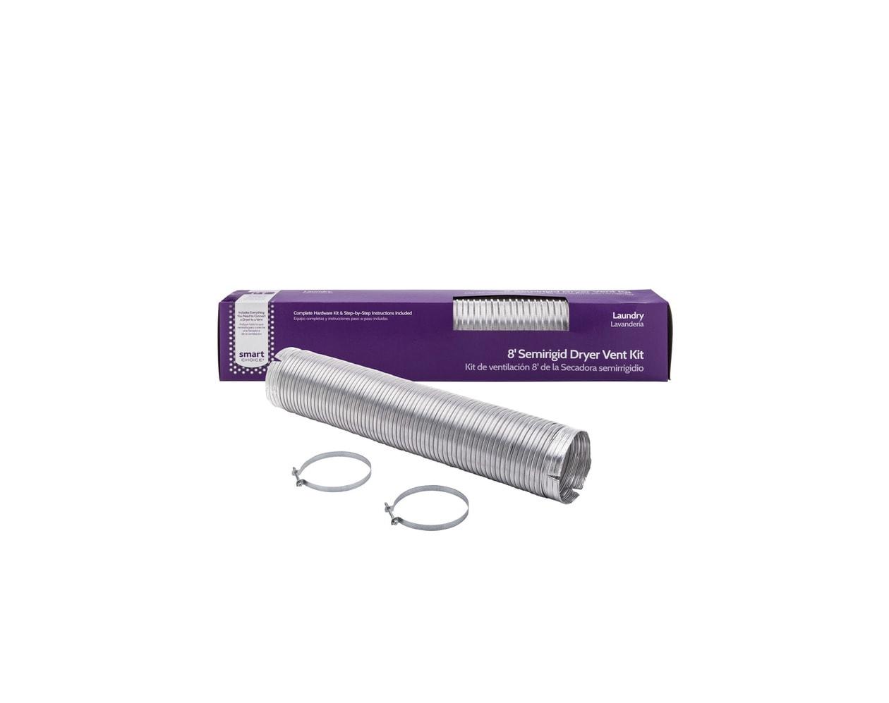 Frigidaire 5305512431 8' Long 4" Diameter Semi Rigid Dryer Vent Installation Kit with Elbow