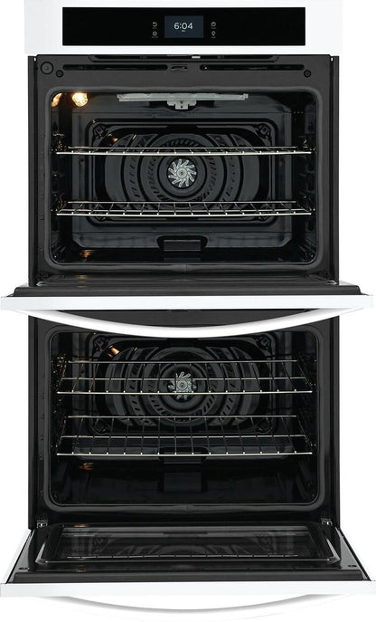 Frigidaire FCWD3027AW 30" Double Electric Wall Oven with Fan Convection