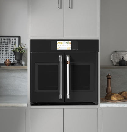 Cafe CTS90FP3ND1 CAF(EBACK)™ Professional Series 30" Smart Built-In Convection French-Door Single Wall Oven