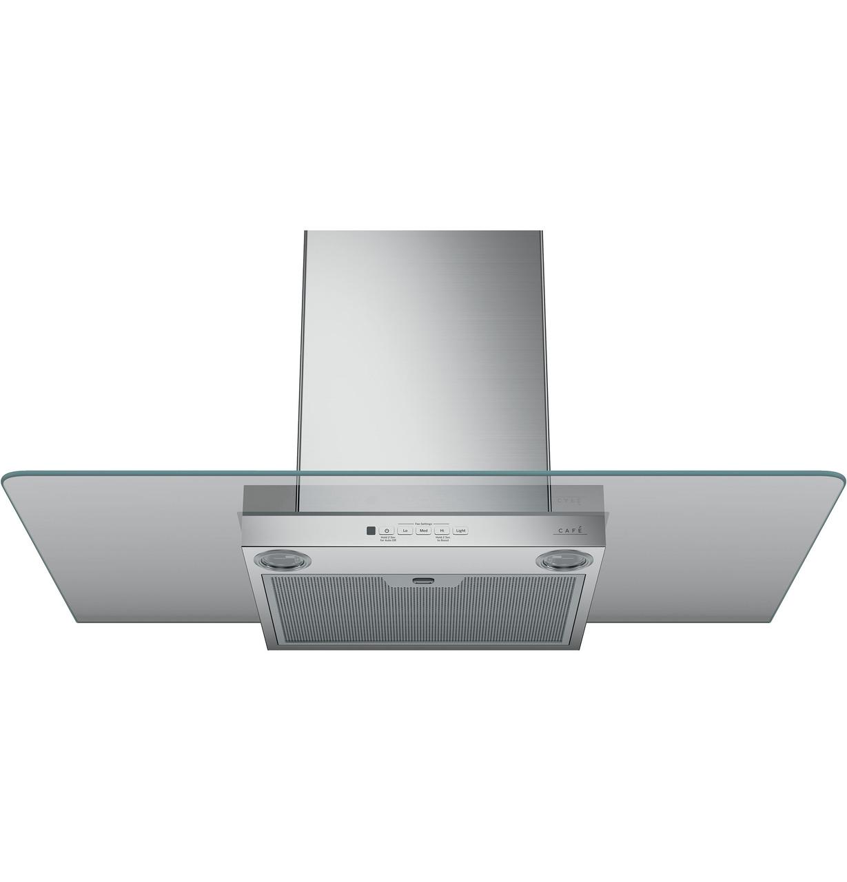 Cafe CVW73612MSS CAF(EBACK)™ 36" Wall-Mount Glass Canopy Chimney Hood