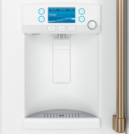 Cafe CFE28TP4MW2 CAF(EBACK)™ ENERGY STAR® 27.7 Cu. Ft. Smart French-Door Refrigerator with Hot Water Dispenser