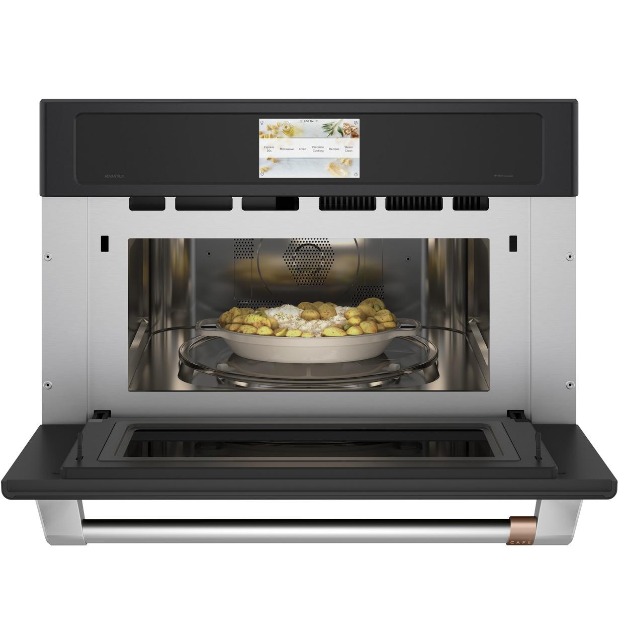 Cafe Caf(eback)™ 30" Smart Five in One Oven with 120V Advantium® Technology