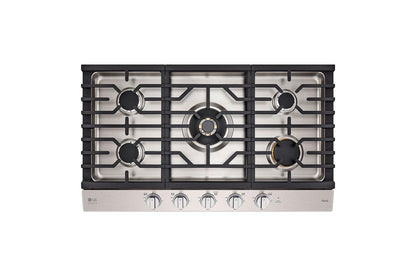 CBGS3628S LG STUDIO 36" UltraHeat™ Gas Cooktop with EasyClean®