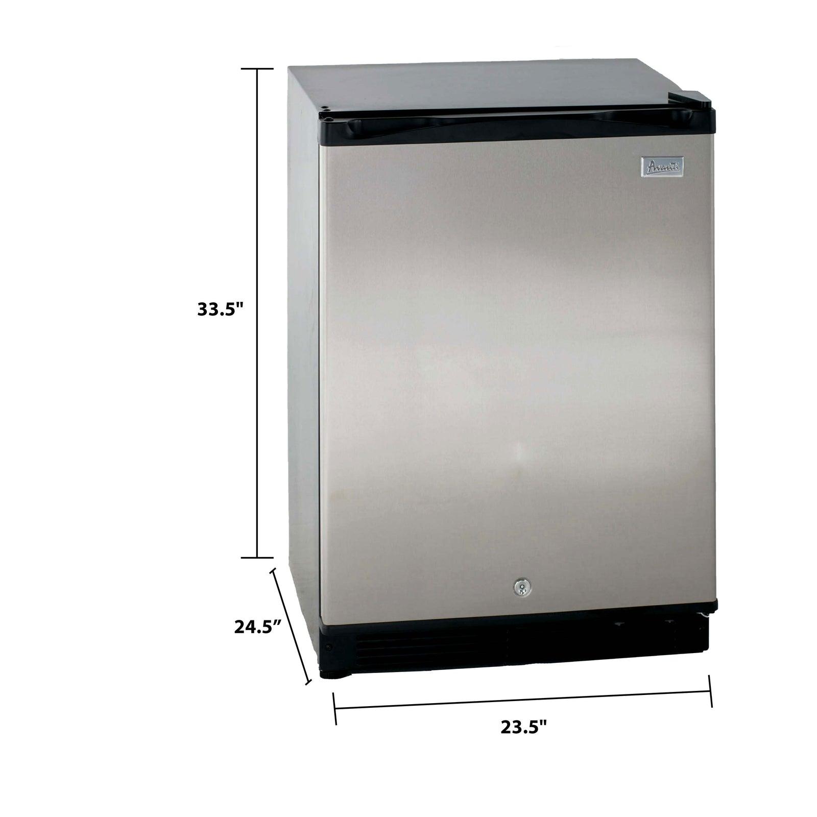 Avanti 5.2 cu. ft. Compact Refrigerator - Stainless Steel / 5.2 cu. ft.