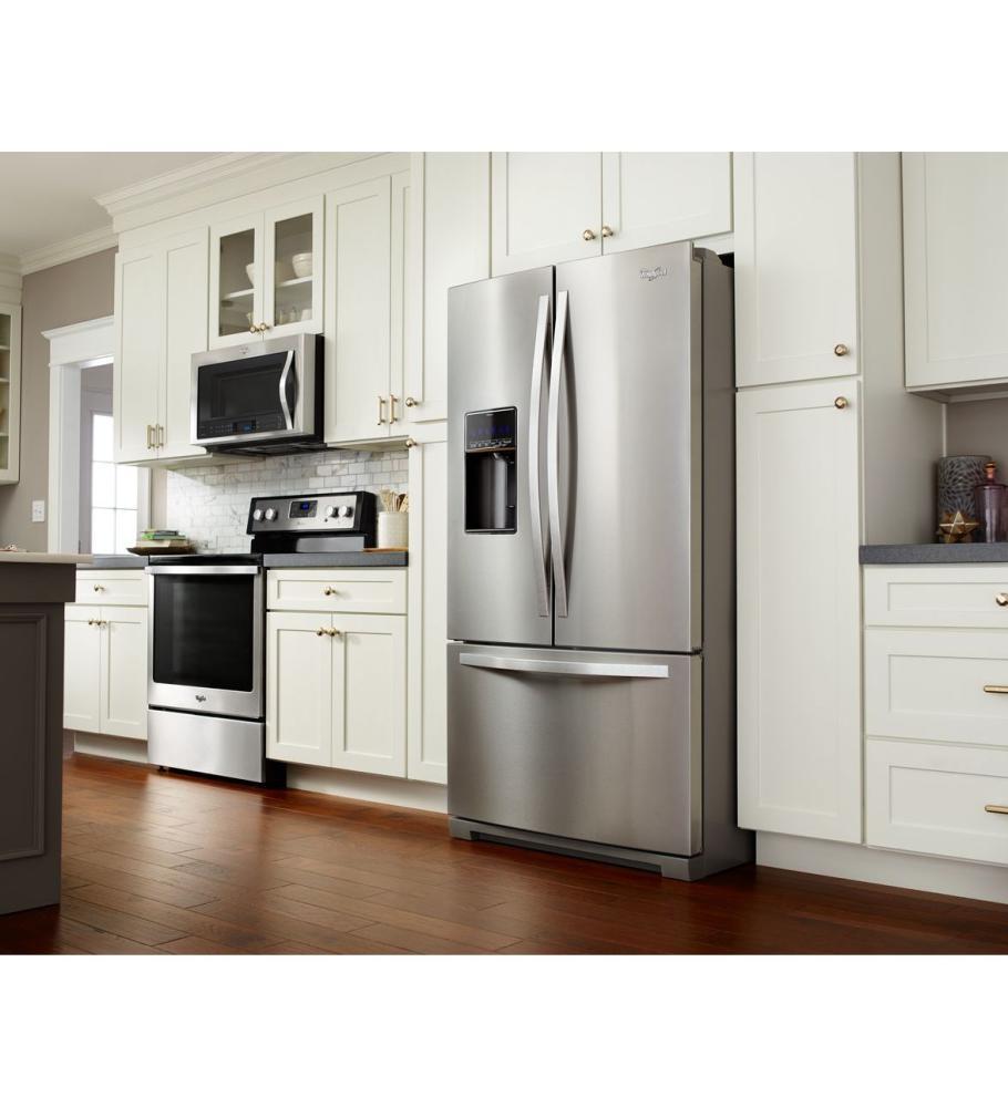 Whirlpool WRF997SDDM 36-inch Wide French Door Refrigerator with CoolVox Kitchen Sound System - 27 cu. ft.