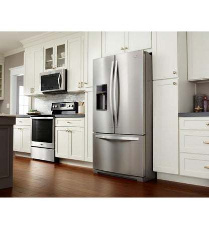 Whirlpool WRF997SDDM 36-inch Wide French Door Refrigerator with CoolVox Kitchen Sound System - 27 cu. ft.