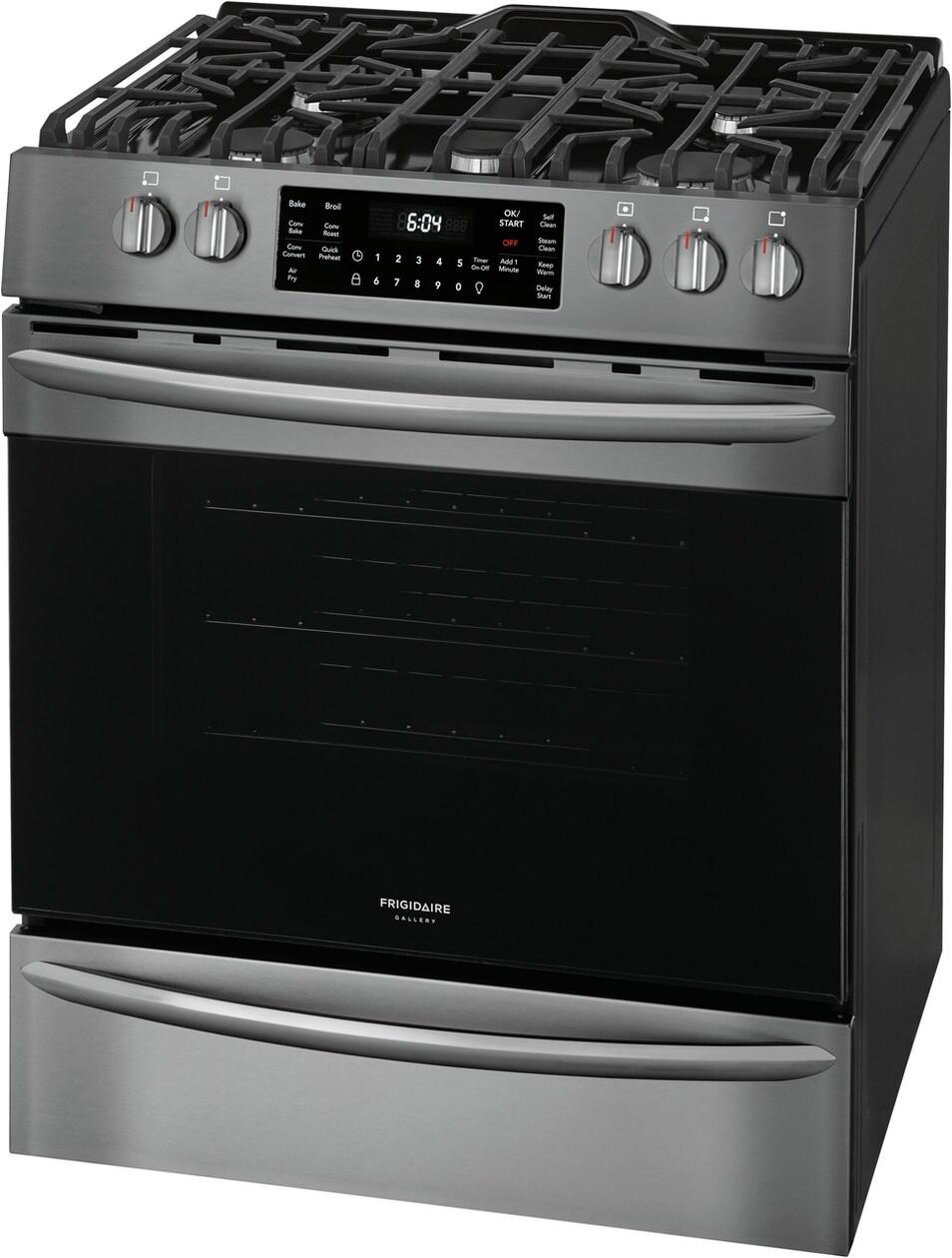 Frigidaire Gallery 30" Front Control Gas Range with Air Fry