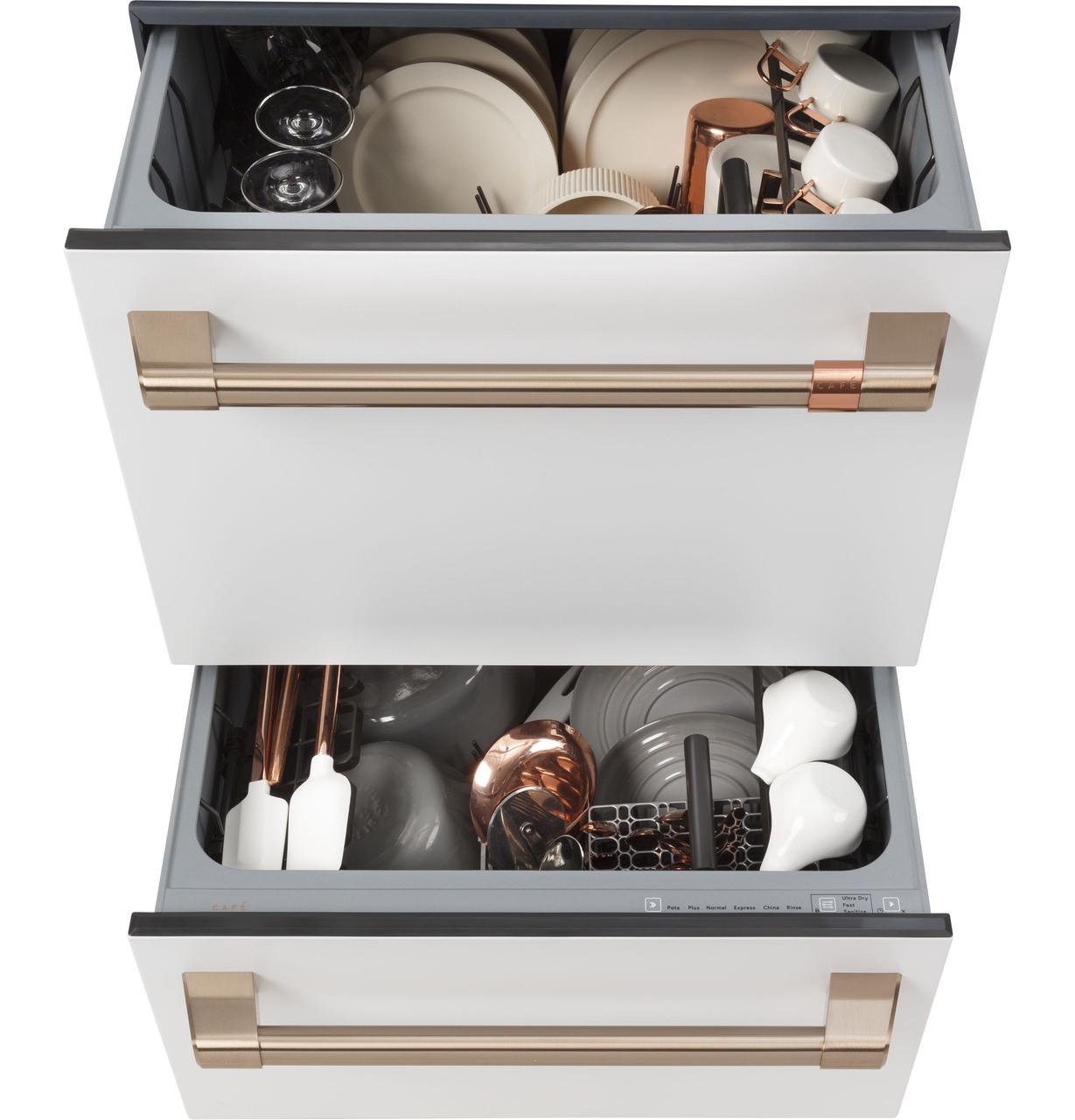 Cafe CDD420P4TW2 CAF(EBACK)™ Dishwasher Double Drawer