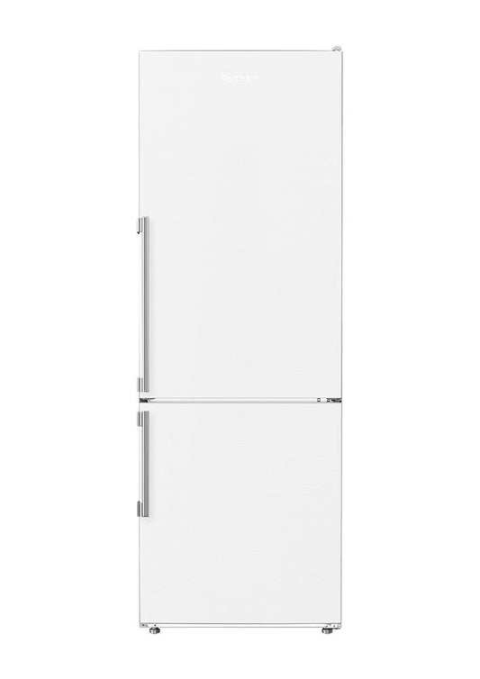 Blomberg Appliances BRFB1045WH 24in Counter Depth 11.43 cuft bottom freezer fridge with full frost free, white