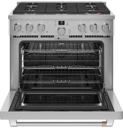 Cafe CGY366P2TS1 CAF(EBACK)™ 36" Smart All-Gas Commercial-Style Range with 6 Burners (Natural Gas)