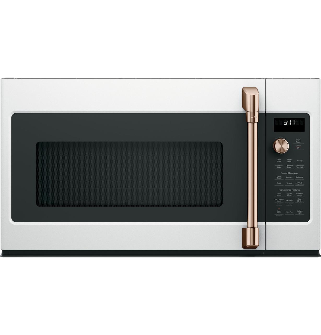 Cafe CVM517P4RW2 CAF(EBACK)™ 1.7 Cu. Ft. Convection Over-the-Range Microwave Oven