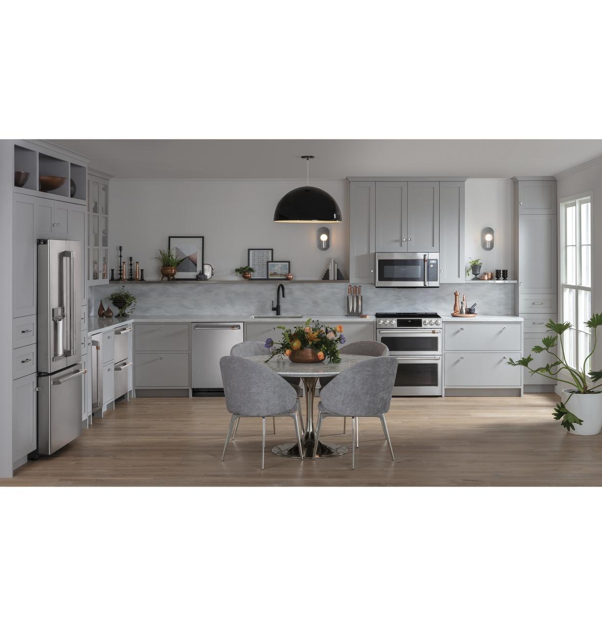 Cafe CHS950P2MS1 CAF(EBACK)™ 30" Smart Slide-In, Front-Control, Induction and Convection Double-Oven Range