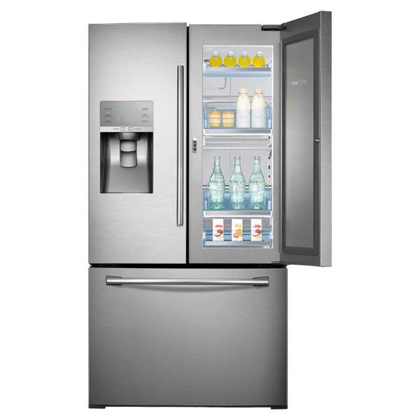 Samsung RF30HDEDTSR 36" Wide, 30 cu. ft. Capacity 3-Door French Door Food ShowCase Refrigerator with Dual Ice Maker (Stainless Steel)