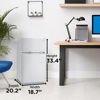 DCR031B1WDD Danby 3.1 cu. ft. 2-door Compact Fridge in White