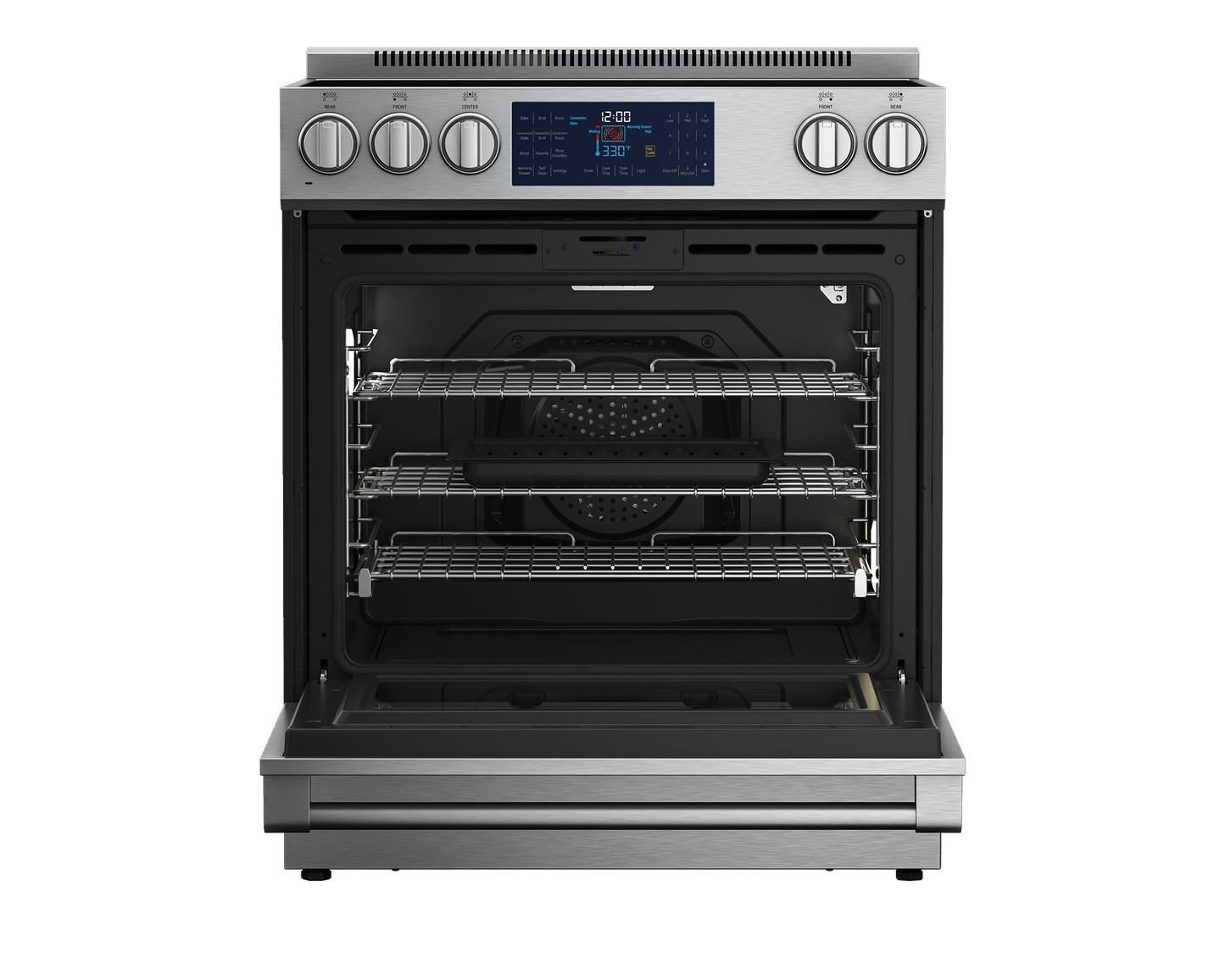 Beko 30" Stainless Steel Slide-In Electric Range
