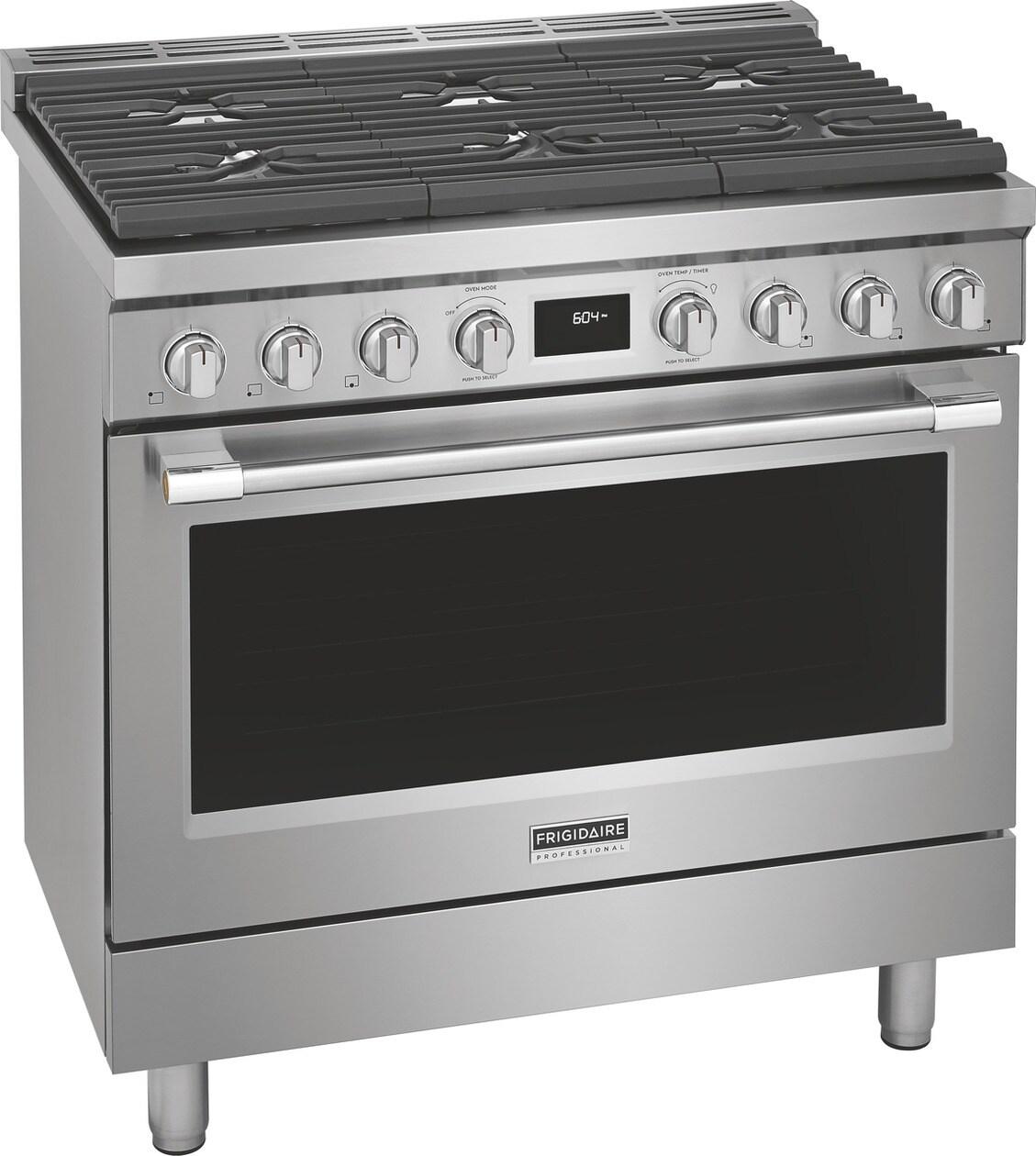 Frigidaire Professional 36" Dual-Fuel Freestanding Range