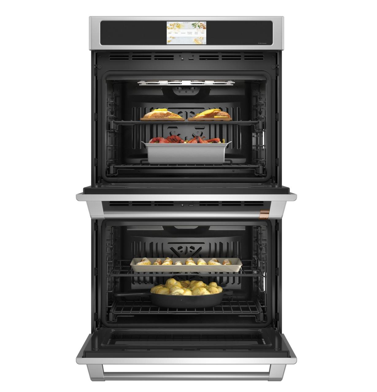 Cafe CTD90DP2NS1 CAF(EBACK)™ Professional Series 30" Smart Built-In Convection Double Wall Oven