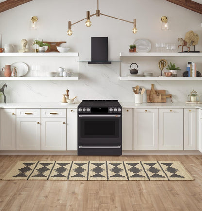 Cafe CES700P3MD1 CAF(EBACK)™ 30" Smart Slide-In, Front-Control, Radiant and Convection Range