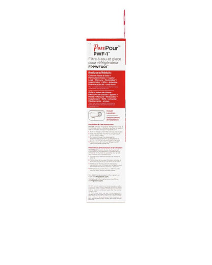 Frigidaire FPPWFU01 PurePour™ Water and Ice Refrigerator Filter PWF-1™