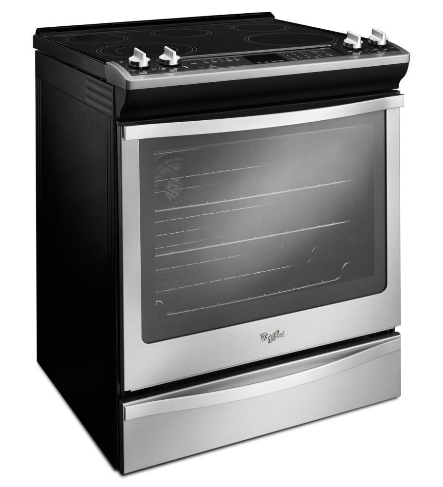 Whirlpool WEE760H0DE 6.2 cu. ft. Front-Control Electric Range with True Convection