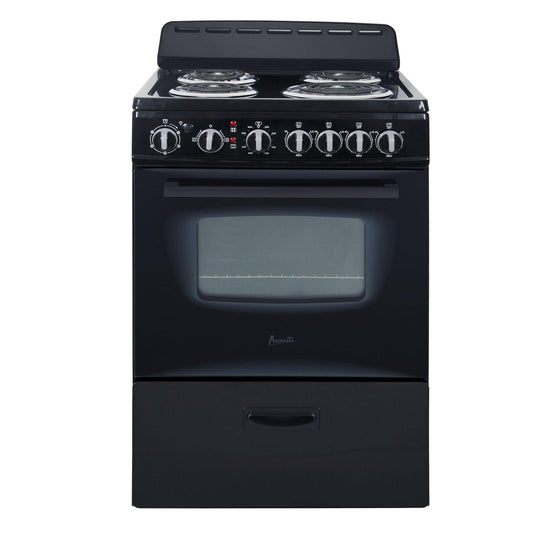 ERU240P0W Avanti 24" Electric Range - White