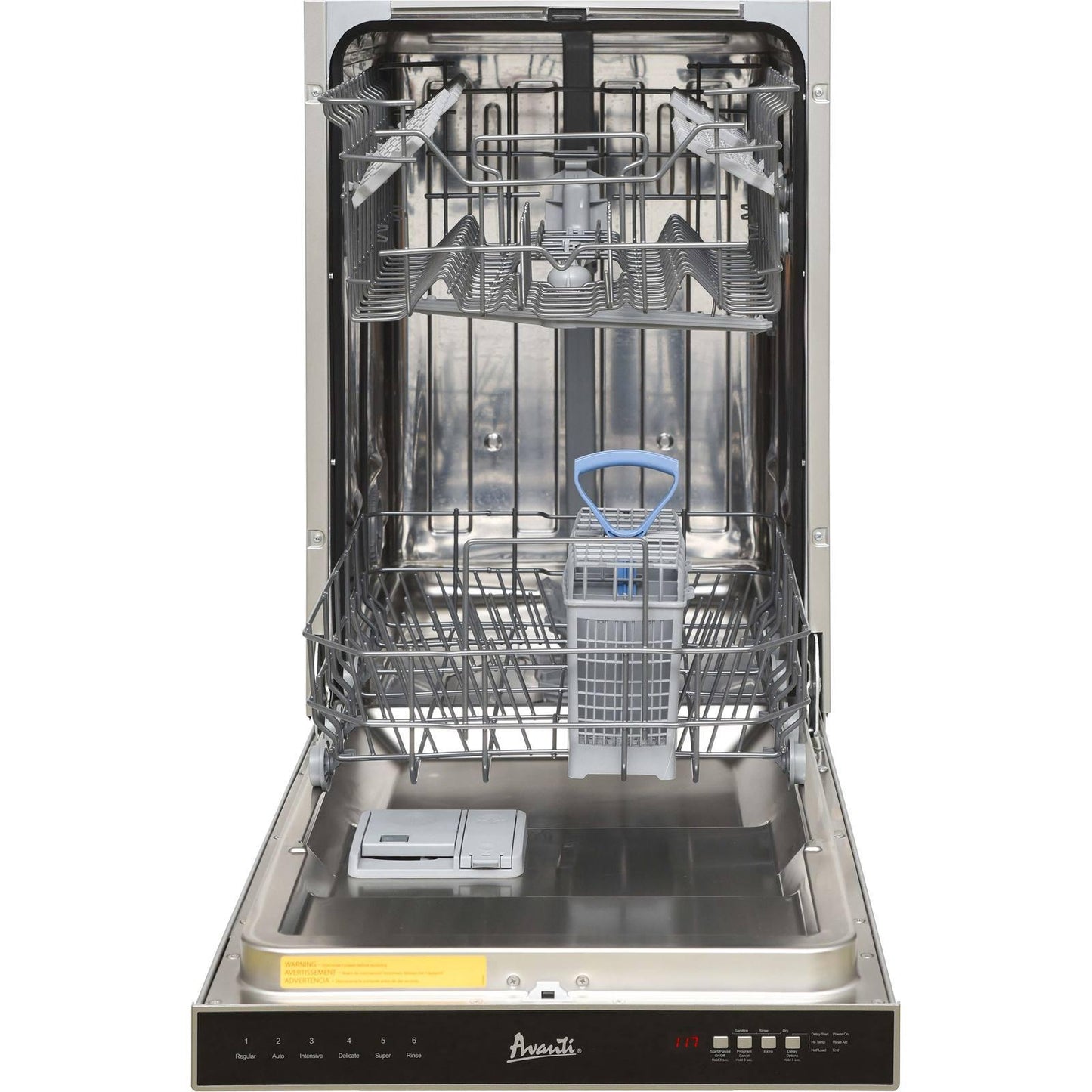 DWT18V3S Avanti 18" Built In Dishwasher