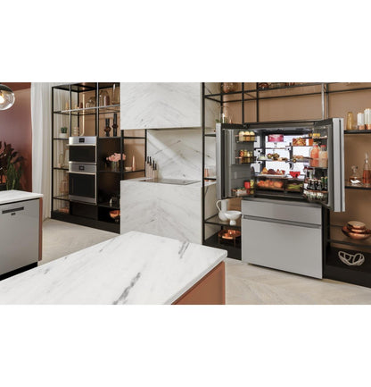 Cafe CVE28DM5NS5 CAF(EBACK)™ ENERGY STAR® 27.8 Cu. Ft. Smart 4-Door French-Door Refrigerator in Platinum Glass
