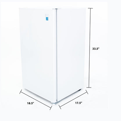 RM3306W Avanti 3.3 cu. ft. Compact Refrigerator - White