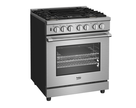 Beko PRGR34552SS 30" Stainless Steel Pro-Style Gas Range