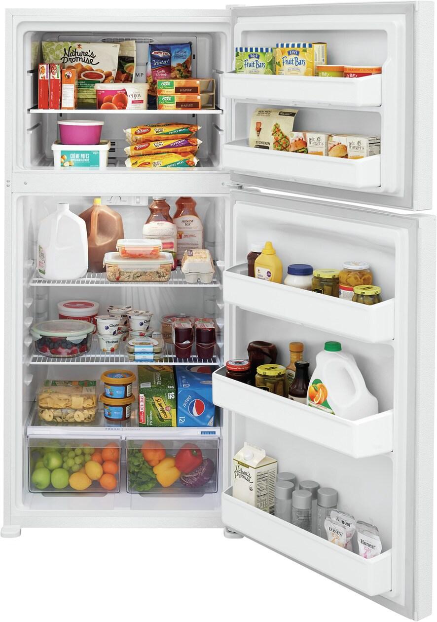 Frigidaire FFTR1814WW 18 Cu. Ft. Garage Ready Top Freezer Refrigerator