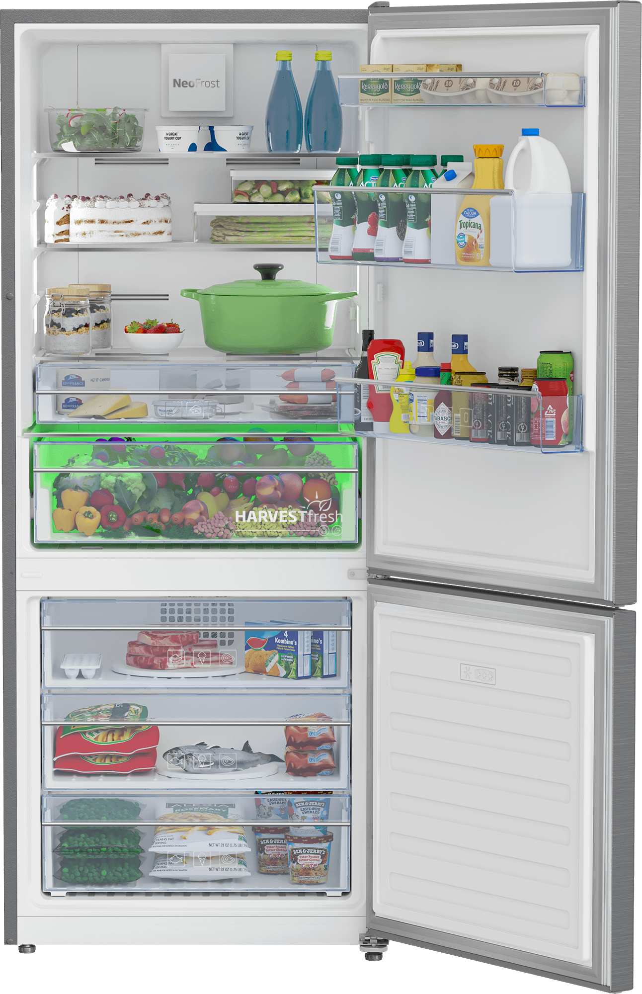 Beko 28" Bottom Freezer Refrigerator