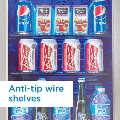 DBC026A1BSSDB Danby 2.6 cu. ft. Free-Standing Beverage Center in Stainless Steel