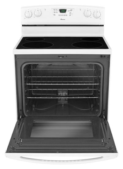 Amana AER5830VAW 4.8 cu. ft. Smoothtop Electric Range with Multiple Radiant Elements