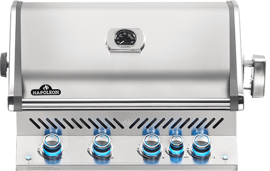 Napoleon Bbq BIPRO500RBNSS3 Built-in Prestige PRO 500 RB with Infrared Rear Burner , Natural Gas, Stainless Steel