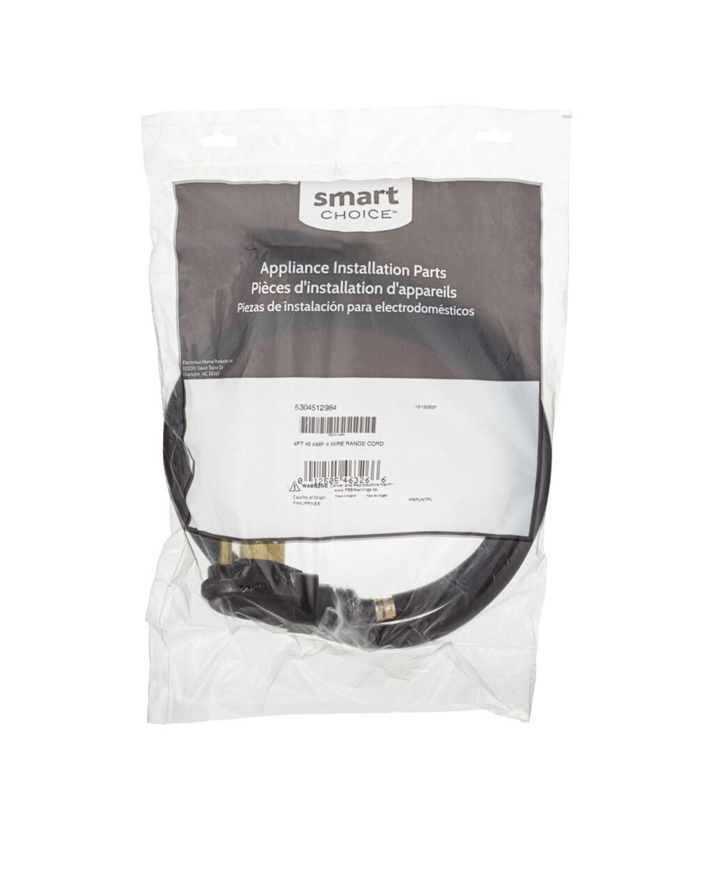 Frigidaire 5304512984 Smart Choice 4 ft. 40 Amp Range Cord with 4 Wire