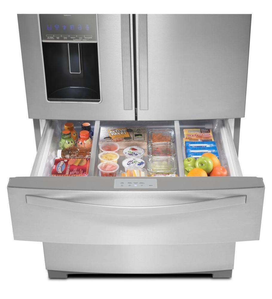 Whirlpool WRX988SIBB 36-inch Wide 4-Door Refrigerator with More Flexible Storage - 26 cu. ft.