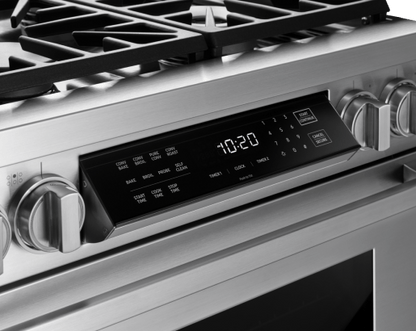 Dacor HDPR30SLP Dual Fuel Pro Range, Silver Stainless Steel, Liquid Propane