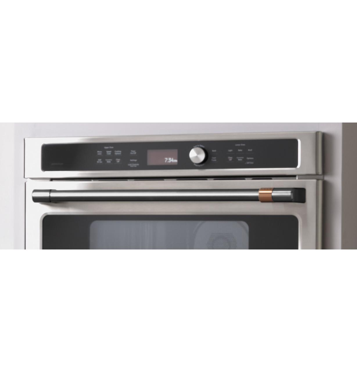 Cafe CTC912P2NS1 CAF(EBACK)™ 30 in. Combination Double Wall Oven with Convection and Advantium® Technology