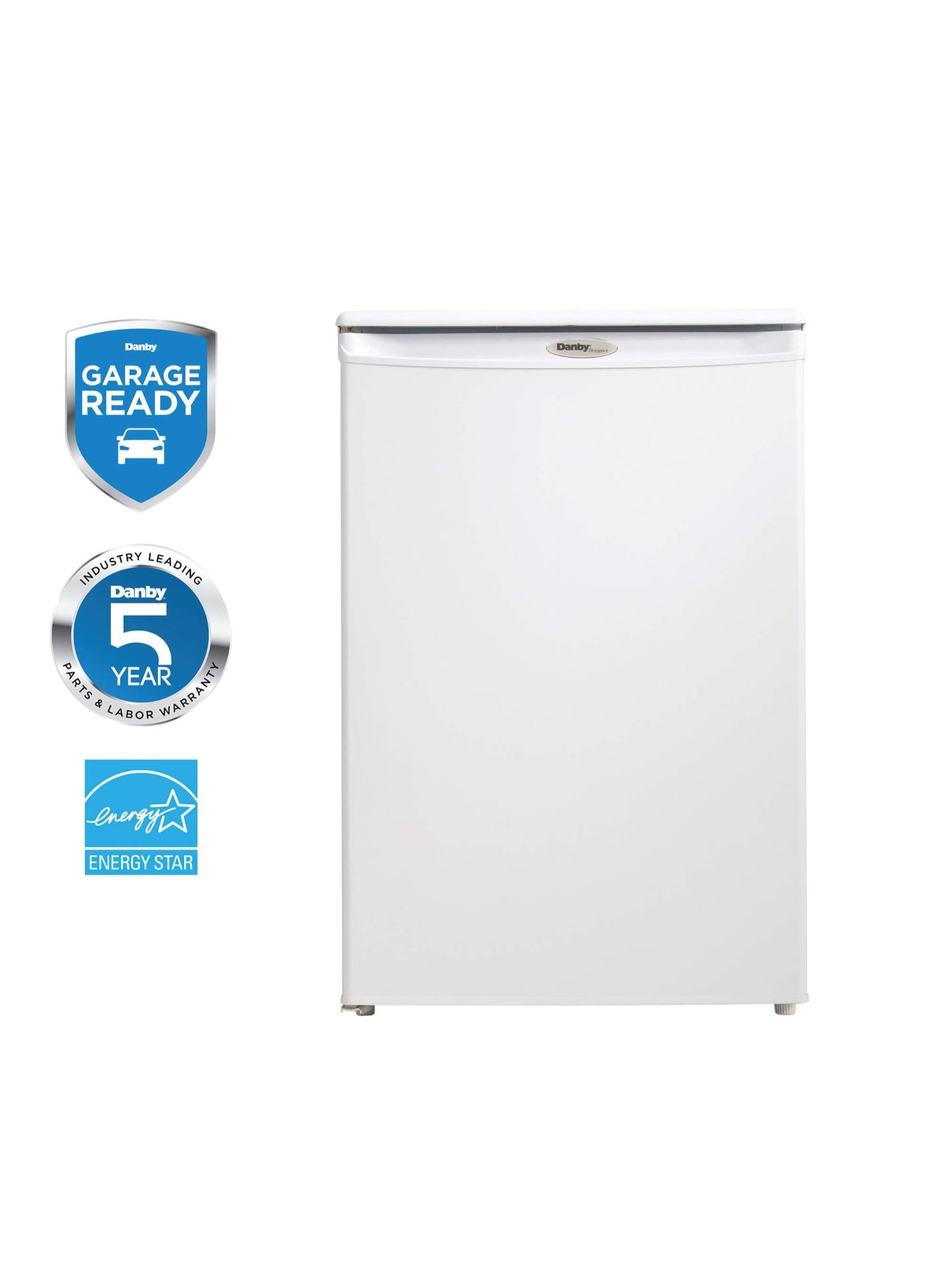 Danby Designer 4.3 cu. ft. Upright Freezer in White