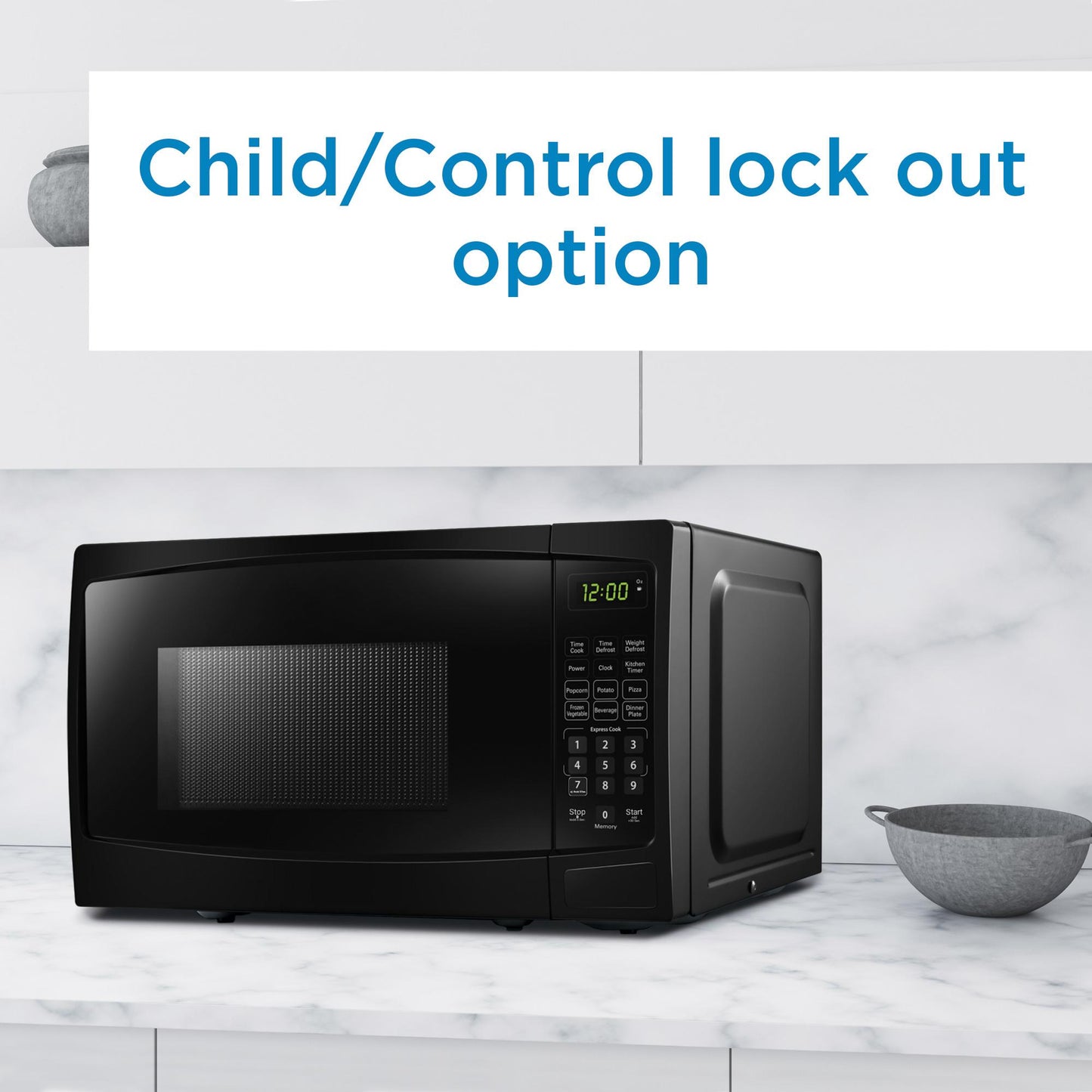 DBMW0920BBB Danby 0.9 cu. ft. Countertop Microwave in Black