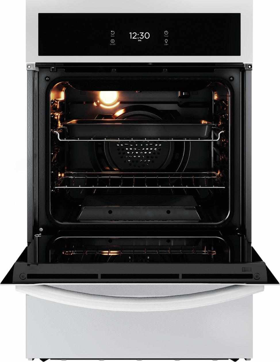 Frigidaire GCWG2438AW 24" Single Gas Wall Oven with Air Fry