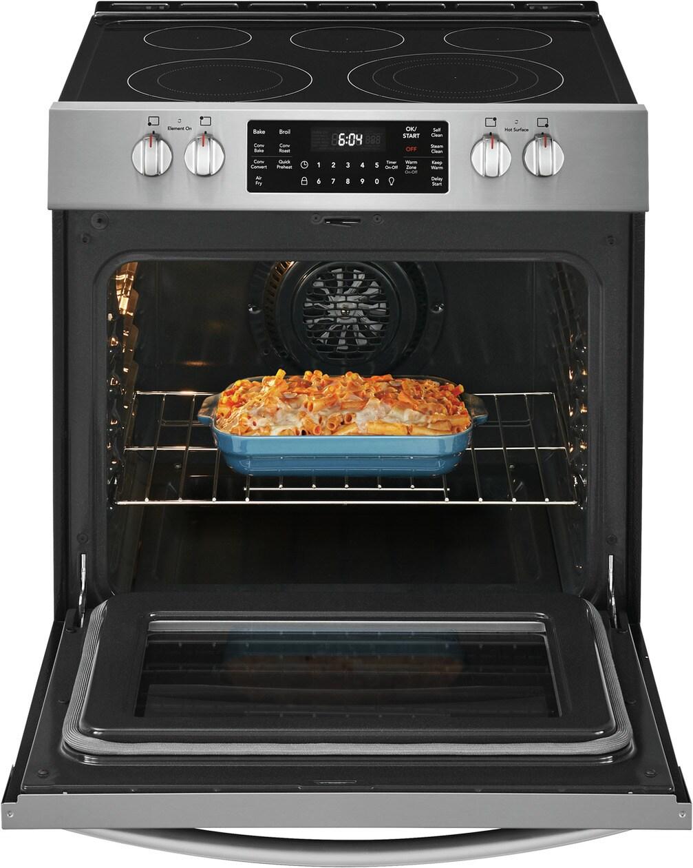 Frigidaire Gallery 30" Front Control Electric Range with Air Fry