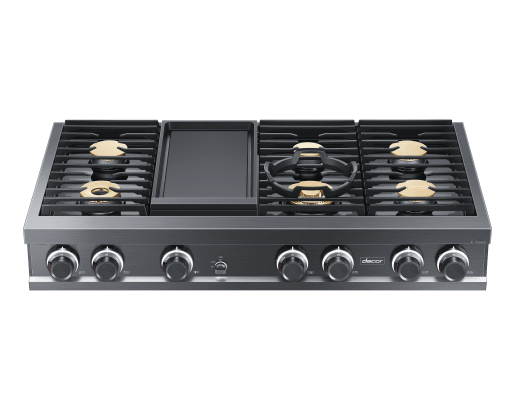 Dacor DTT48M976PM 48" Rangetop, Graphite, Liquid Propane