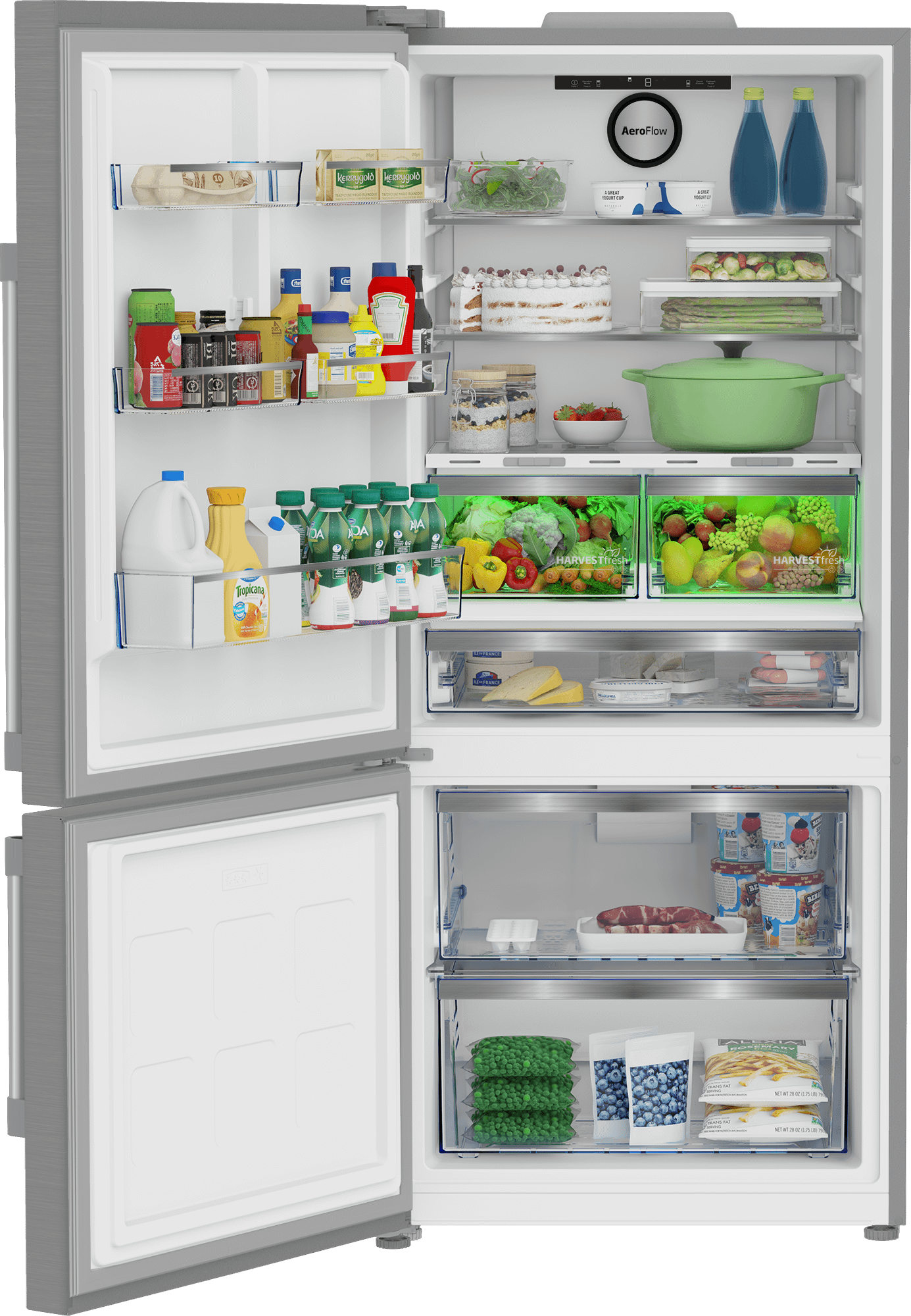 Beko 30" Bottom Freezer Refrigerator